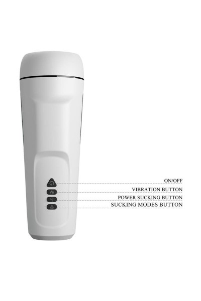 Masturbatore con aspirazione,voce e funzione calore Sienna