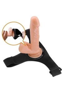 Imbracatura con dildo realistico Tom 20 cm