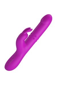 Vibratore rabbit rotante Reese viola