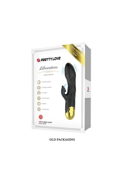 Vibratore rabbit con succhia clitoride Naughty