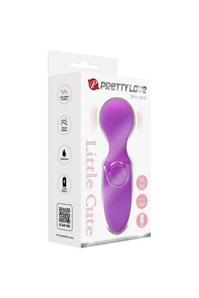 Mini stimolatore wand Little cute viola