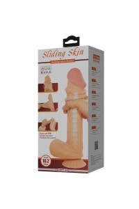 Dildo realistico con ventosa Sliding skin 26 cm