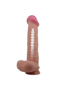 Dildo realistico con ventosa Sliding skin 26 cm