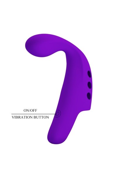 Vibratore ditale Gorgon viola