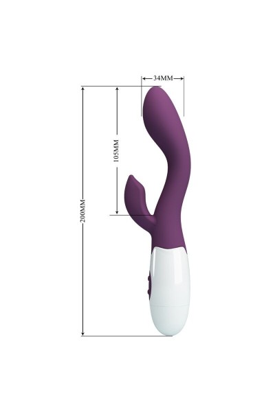 Vibratore rabbit Brighty viola