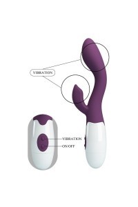 Vibratore rabbit Brighty viola