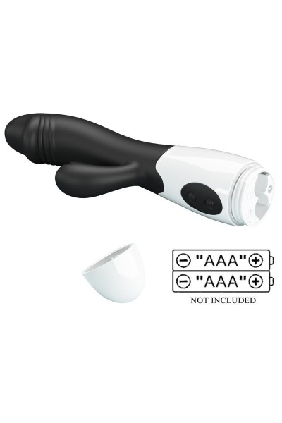 Vibratore rabbit Snappy nero