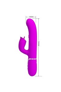 Vibratore rabbit con lingua Gigi fucsia