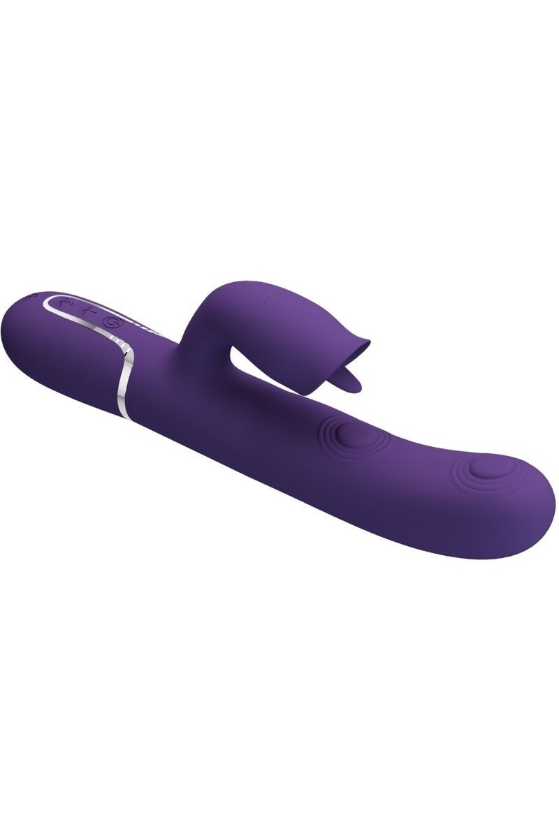 Vibratore rabbit con lingua Gigi viola