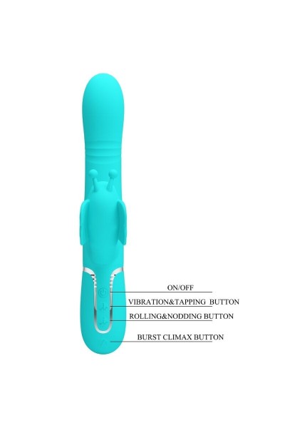 Vibratore rabbit multifunzioni Ridgely verde