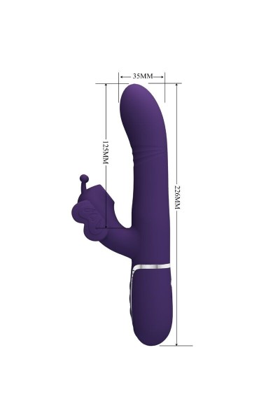 Vibratore rabbit multifunzioni Ridgely viola