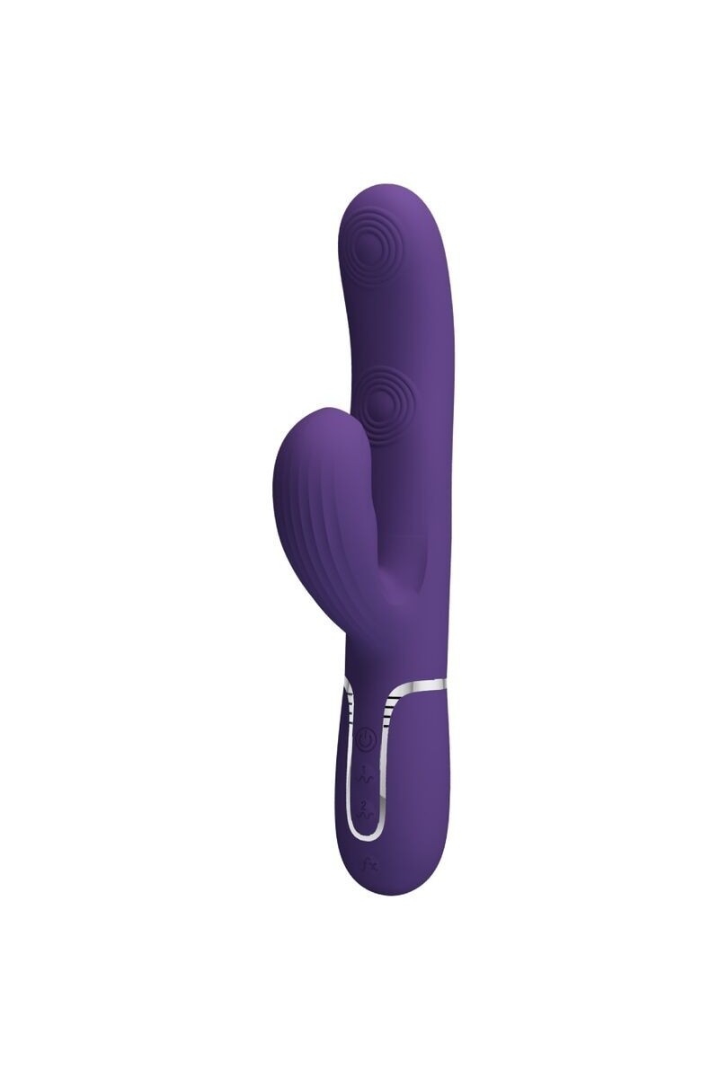 Vibratore rabbit multifunzioni Perlita viola