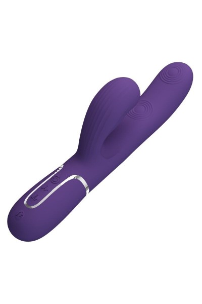 Vibratore rabbit multifunzioni Perlita viola