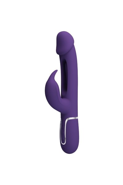 Vibratore rabbit multifunzioni Kampas viola