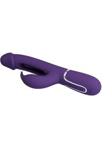 Vibratore rabbit multifunzioni Kampas viola