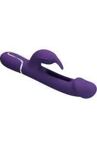 Vibratore rabbit multifunzioni Kampas viola