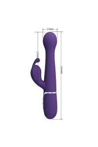 Vibratore rabbit multifunzioni Dejon viola