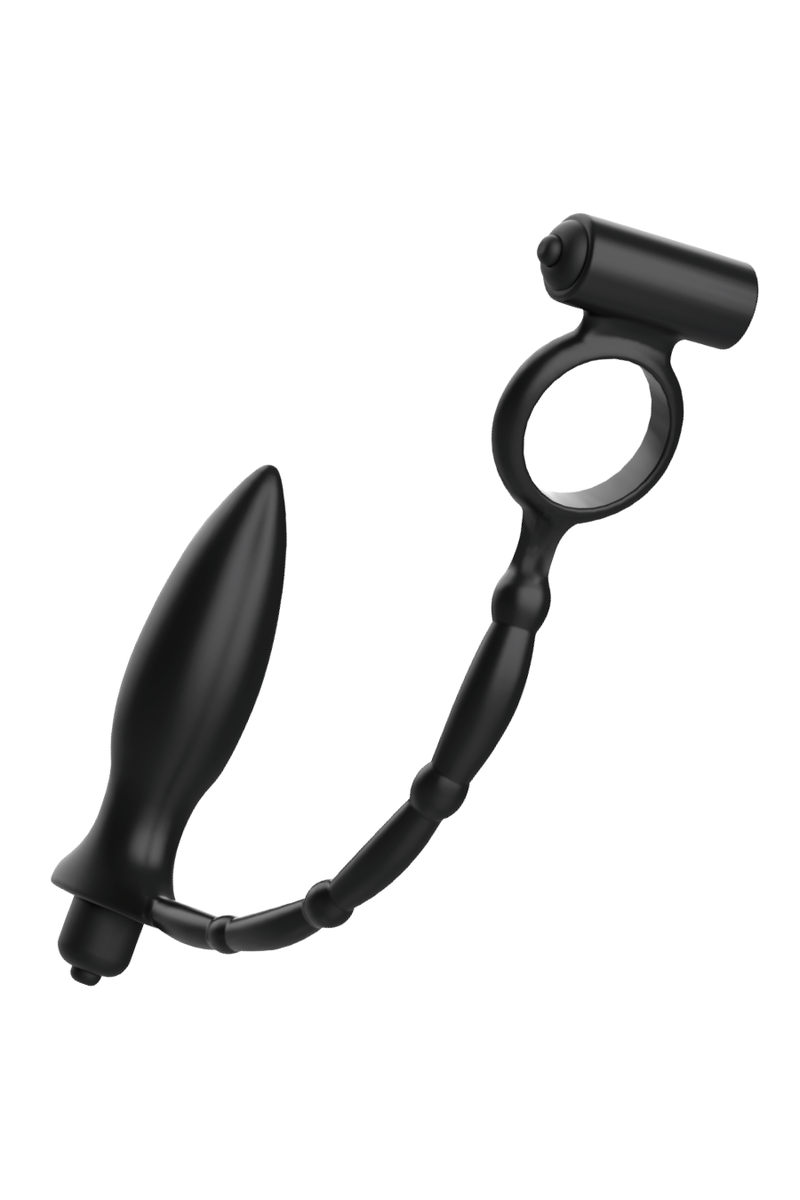 Vibratore anale con anello vibrante - Addicted Toys