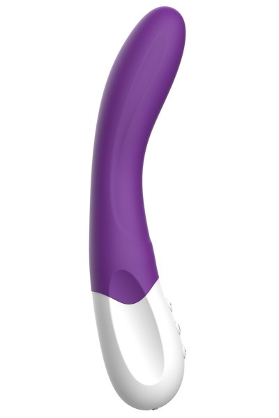 Vibratore punto G ricaricabile Bend It viola