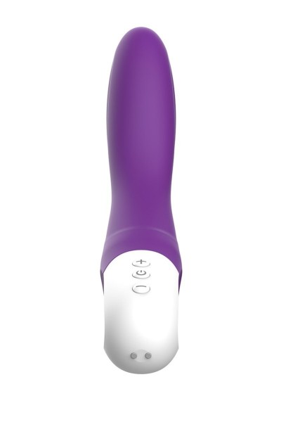 Vibratore punto G ricaricabile Bend It viola