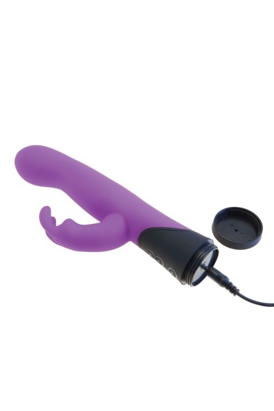 Vibratore rabbit ricaricabile viola