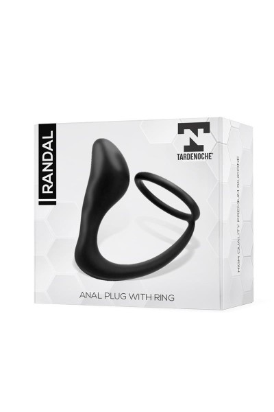 Plug anale con anello fallico Randal