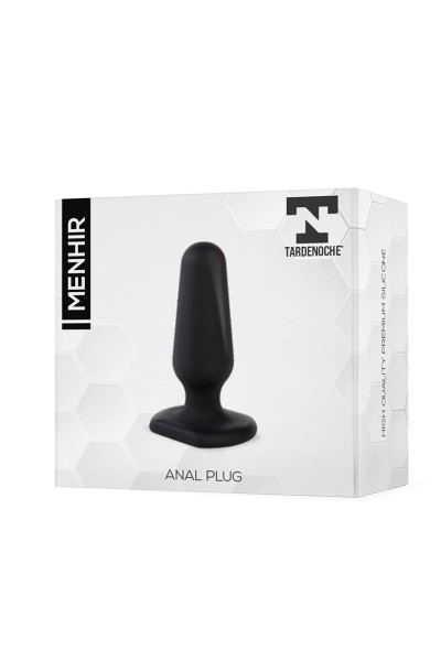 Plug anale in silicone nero Menhir