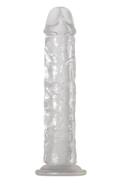 Dildo realistico trasparente con ventosa Crystal Clear 21,6 cm