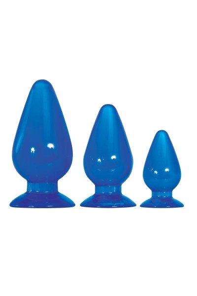 Set 3 plug anali Big Blue Jelly Backdoor Playset