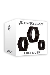 Set 3 anelli fallici esagonali Lug Nuts