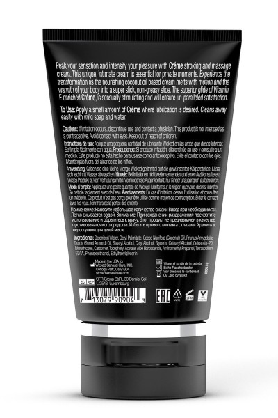 Crema lubrificante per masturbazione uomo 120 ml