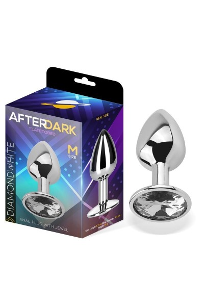 Plug anale Diamond White M - Afterdark