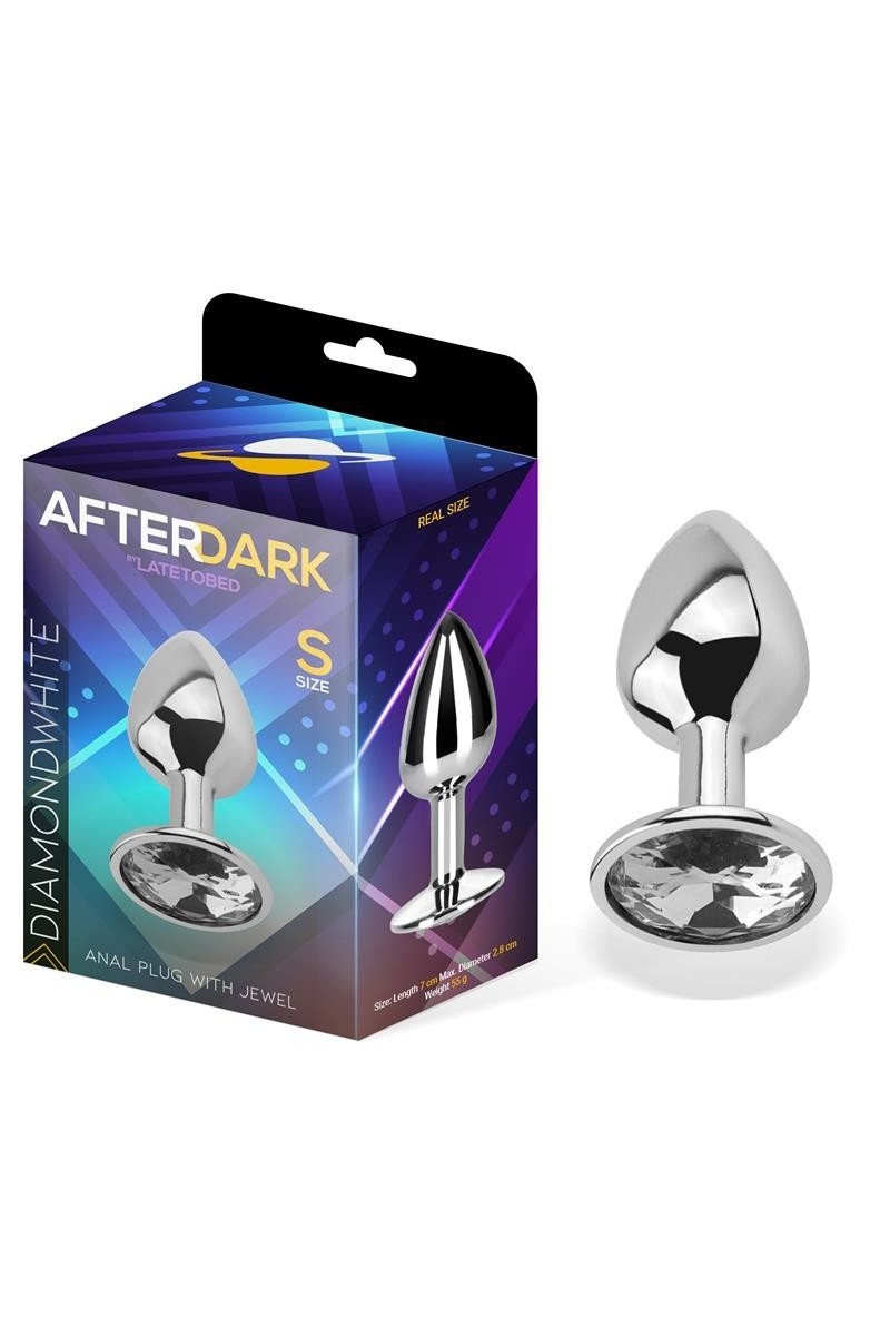 Plug anale Diamond White S - Afterdark