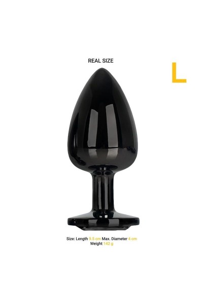 Plug anale Black Gem L