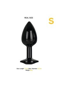 Plug anale Black Gem S