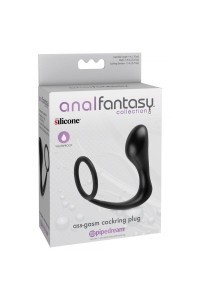 Dildo anale con anello fallico Ass Gasm Cockring Plug