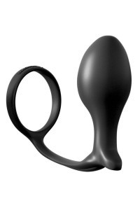 Anello fallico con plug anale Ass Gasm Cockring Advance Plug