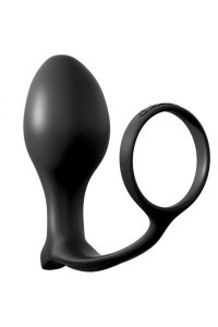 Anello fallico con plug anale Ass Gasm Cockring Advance Plug