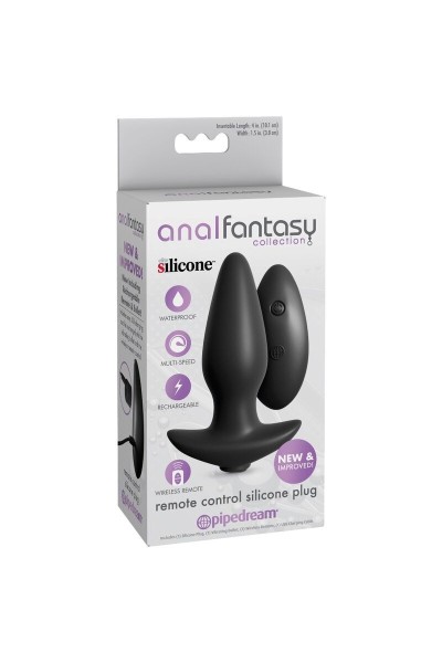 Plug anale vibrante Remote Control Silicone Plug