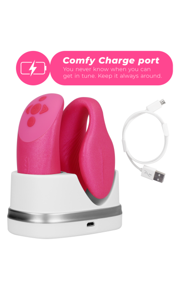 Vibratore per coppia Chorus rosa