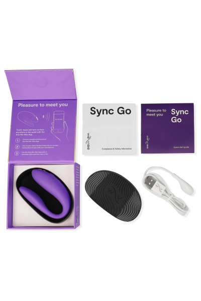 Vibratore per coppia con app Sync Go viola