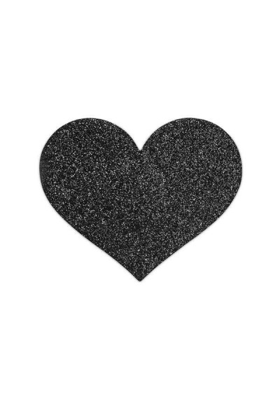 Copricapezzoli Flash Heart Black