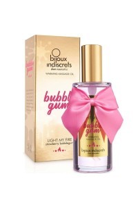 Olio da massaggi effetto caldo Light My Fire aroma bubble gum