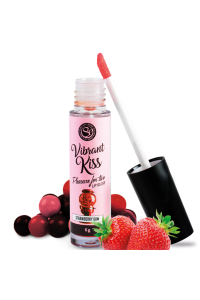 Gloss per sesso orale Vibrant Kiss gusto fragola