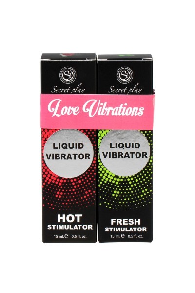 Set 2 vibratori liquidi Love Vibrations