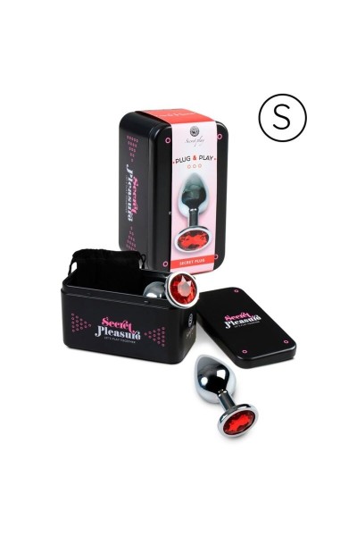 Plug anale Secret Pleasure rosso S