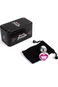 Plug anale Secret Pleasure Heart fucsia 7 cm