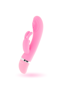 INTENSE SUSY VIBRADOR OSCILANTE SILICON RABBIT ROSA