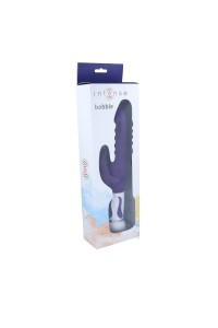 Vibratore rabbit rotante Bobble viola