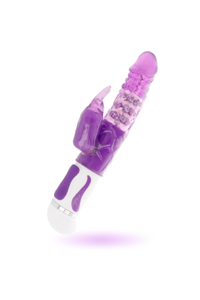 Vibratore rabbit rotante Guppy viola